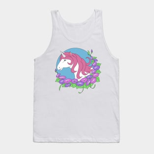 Unicorn and Morning Glory Tank Top